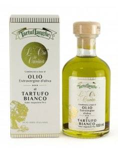 OLIO EXTRA VERGINE AL TARTUFO BIANCO 10cl  - TARTUFLANGHE