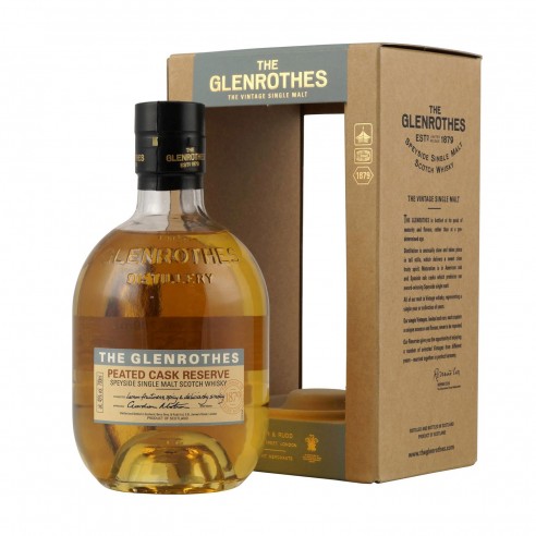 SINGLE HIGHLAND MALT PEAT CASK RESERVE 70cl AST  - GLENROTHES