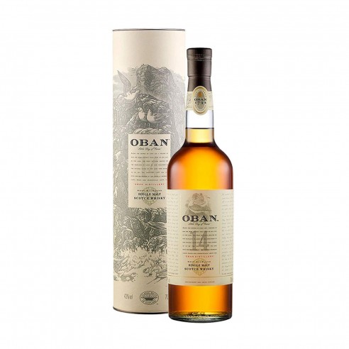 SINGLE MALT 14y 70cl AST  - OBAN