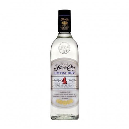 RON EXTRA DRY 4y WHITE NICARAGUA 1lt  - FLOR DE CANA