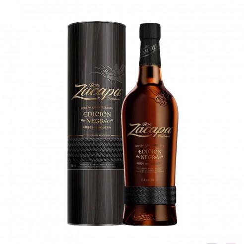 RON ZACAPA CENTENARIO EDICION NEGRA 23y GUATEMALA 70cl AST  - LICORERA ZACAPANECA