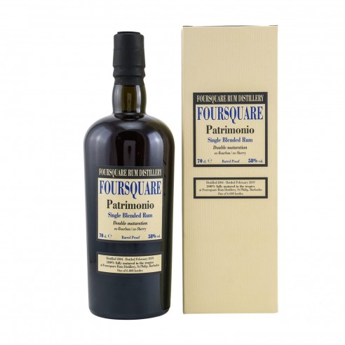 RUM PATRIMONIO 14y BARBADOS btl 2019 70cl AST 2004 - FOURSQUARE