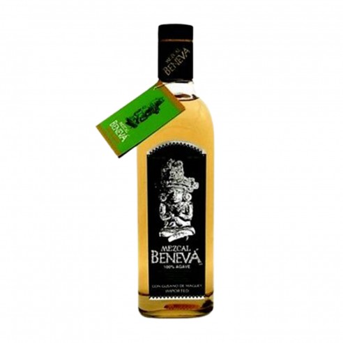 MEZCAL REPOSADO CON GUSANO 70cl  - BENEVA