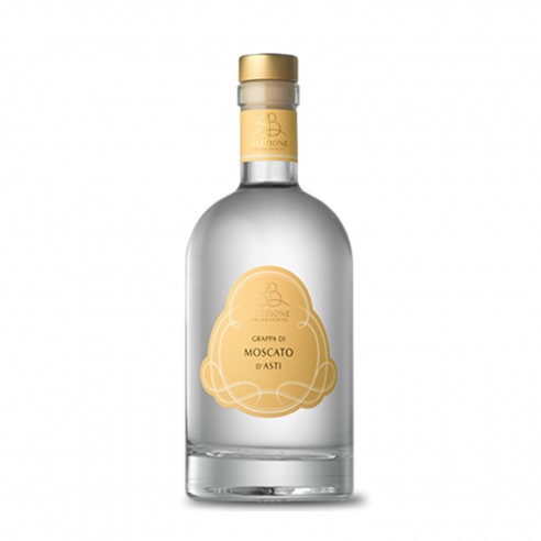 GRAPPA DI MOSCATO D'ASTI CRU BIANCA 70cl AST  - AB SELEZIONE