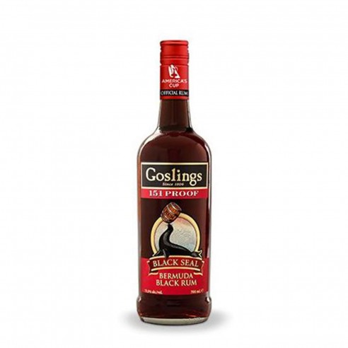 RUM BLACK SEAL 151 PROOF 75,5° BERMUDA 70cl  - GOSLING'S