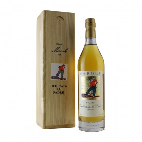 GRAPPA DEDICATO AL PADRE BARRIQUE 70cl AST LEGNO  - MAROLO