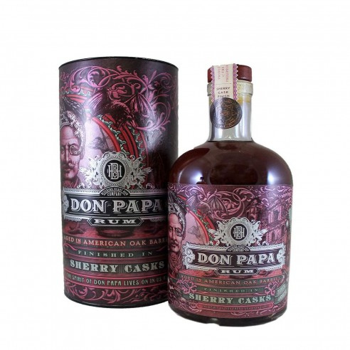 RON AGED SHERRY CASKS FILIPPINE 70cl AST  - DON PAPA