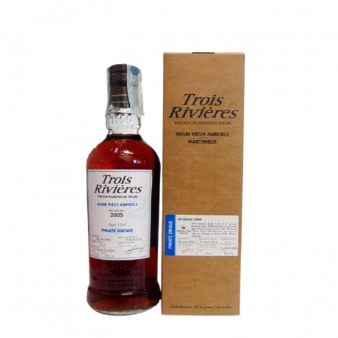 RHUM AGRICOLE VIEUX SINGLE CASK MARTINICA 70cl AST 2005 - TROIS RIVIERES