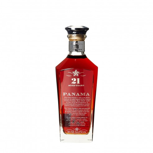 RUM 21y PANAMA DECANTER 70cl AST  - RUM NATION